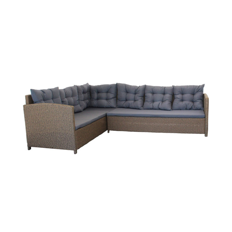 Σετ κήπου "ELIZABETH" από wicker σε χρώμα φυσικό 249/164x72x74 - Image 2