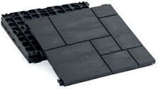 Διακοσμητικές πλάκες Κήπου 30×30 cm Mosaic Graphite Grey 3022 συσκ. 6 τεμ (0,54m2)